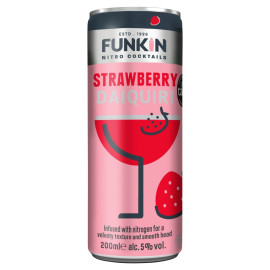 Funkin Strawberry Daquiri 12 x 200ml RTD Can 1