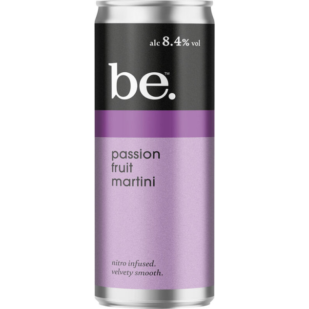 BE Passion fruit martini 12 x 200ml RTD Can 1