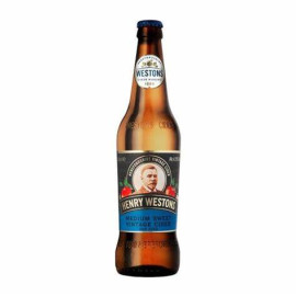 Henry Westons Vintage Medium Sweet Cider 12 x 500ml bottles 1