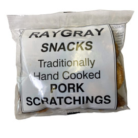 Ray Gray Pork Scratchings 20 x 100g bags 1