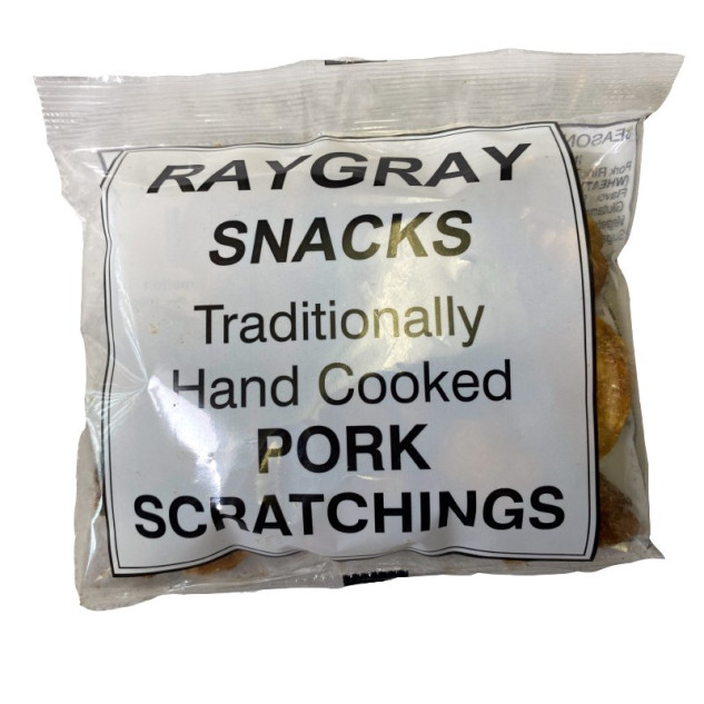 Ray Gray Pork Scratchings 20 x 100g bags 1