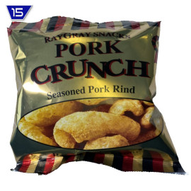Ray Gray Pork CRUNCH 15 x 35g bags 1