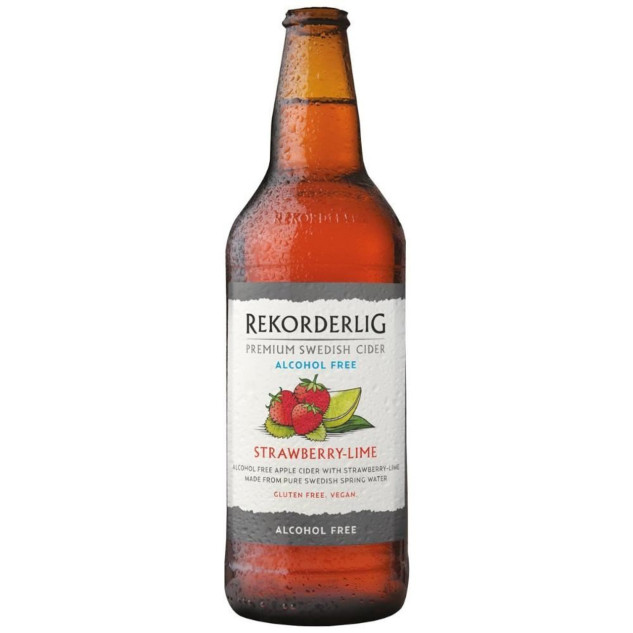 Rekorderlig Strawberry & Lime 0.5% ZERO 15 x 500ml Bottles 1