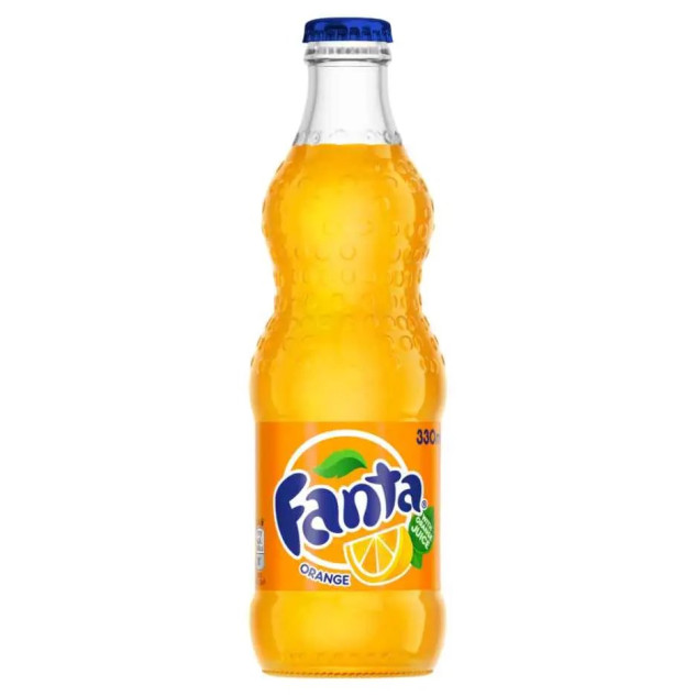 Fanta Orange 24 x 330ml GLASS Bottles 1