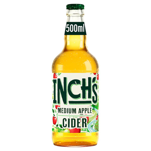 Inch's Medium Apple Cider 12 x 500ml Bottles 1