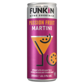 Funkin Passion fruit martini 12 x 200ml RTD Can 1