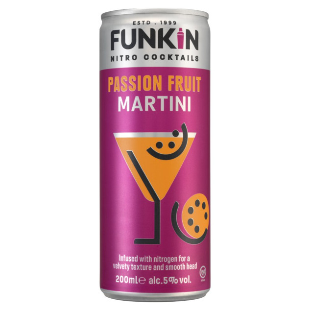 Funkin Passion fruit martini 12 x 200ml RTD Can 1