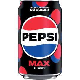 Pepsi MAX CHERRY 24 x 330ml CANS 1