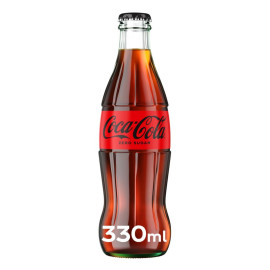Coca Cola ZERO sugar 24 x 330ml ICON Bottles 1
