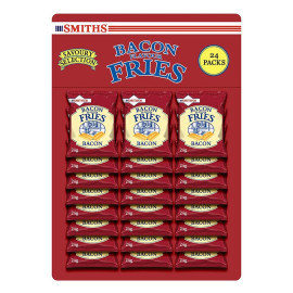 Smiths bacon flavoured fries 24 x 24g Box 1