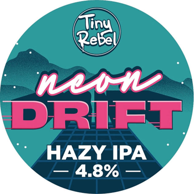 Tiny rebel neon drift 30L Keg 1