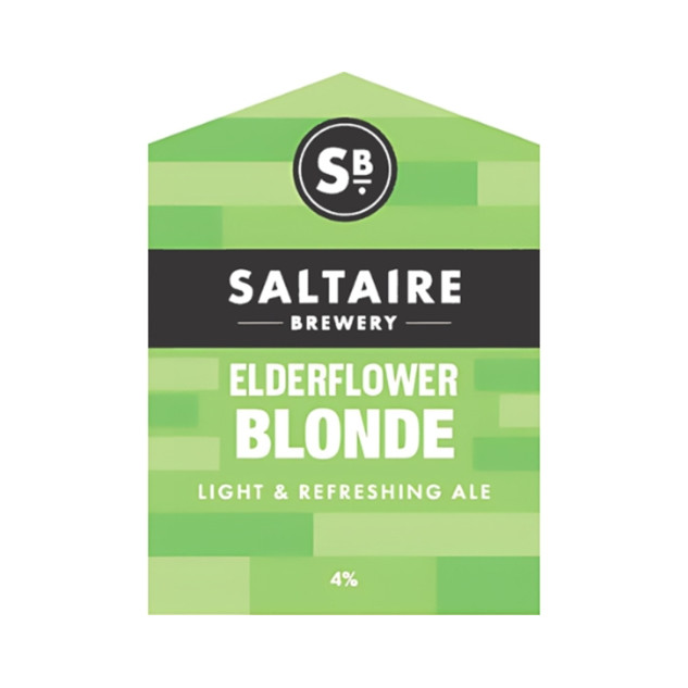Saltaire brewery elderflower blonde 9g Cask