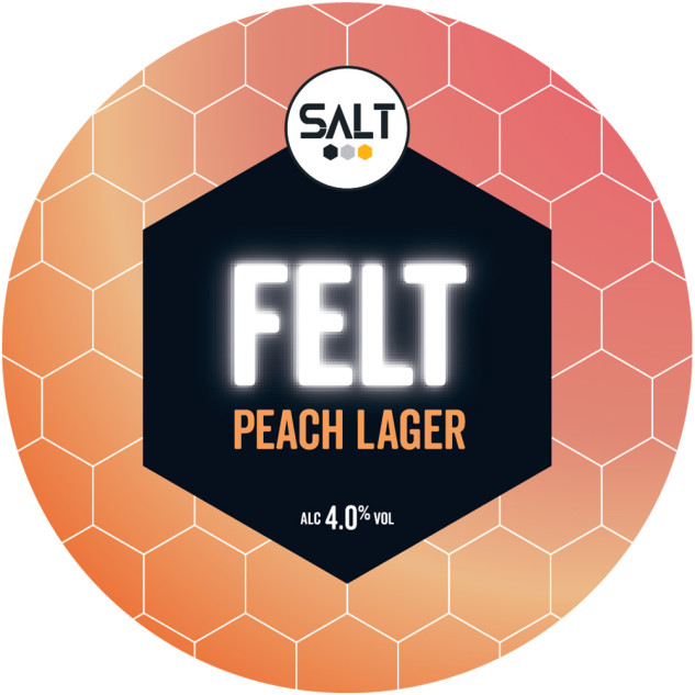 Salt Felt Peach Lager Keg 50L