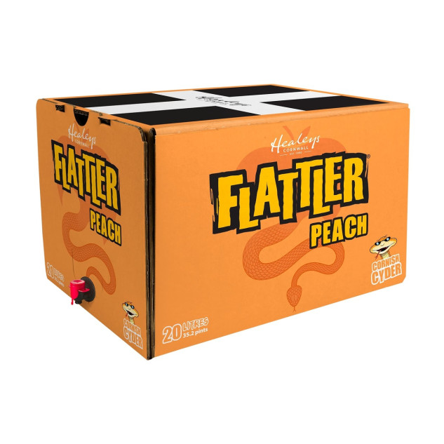 Healey's Flattler Still Cornish Peach Cider 20L BIB