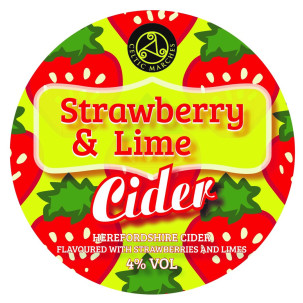 Celtic Marches Strawberry & Lime Cider 30L Keg 1