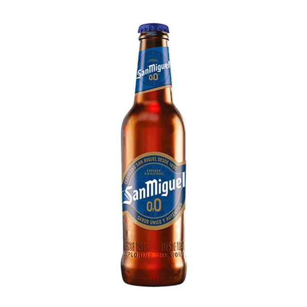 San Miguel 0.5% Lager 330ml Bottle 1