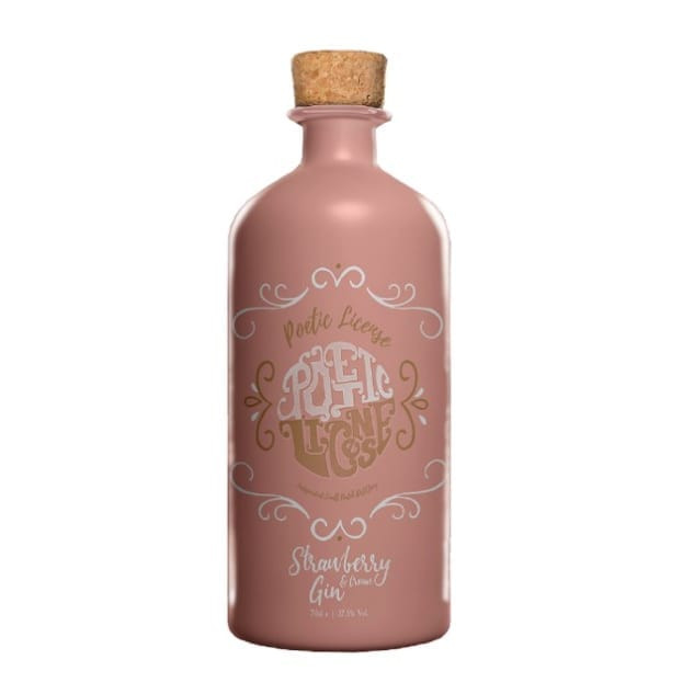 Poetic License Strawberries & Cream Gin 70cl 1