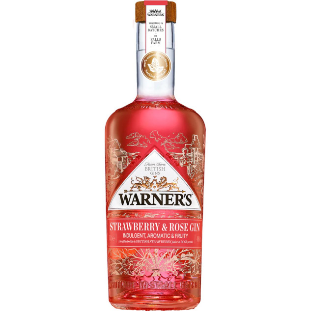 Warner's STRAWBERRY & Rose Gin 70cl 1