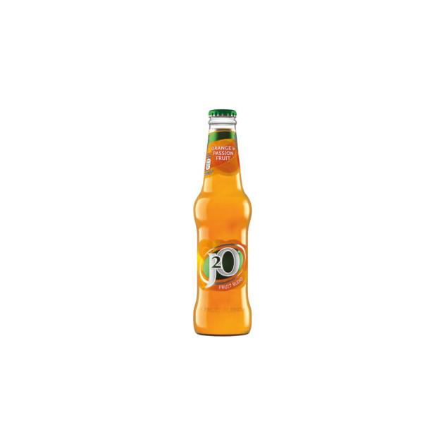 J20 Orange & Passion Fruit 24 x 275ml Glass Bottle 1