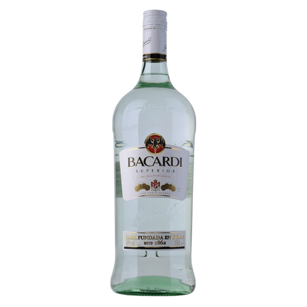 Bacardi White Rum 1.5L 1